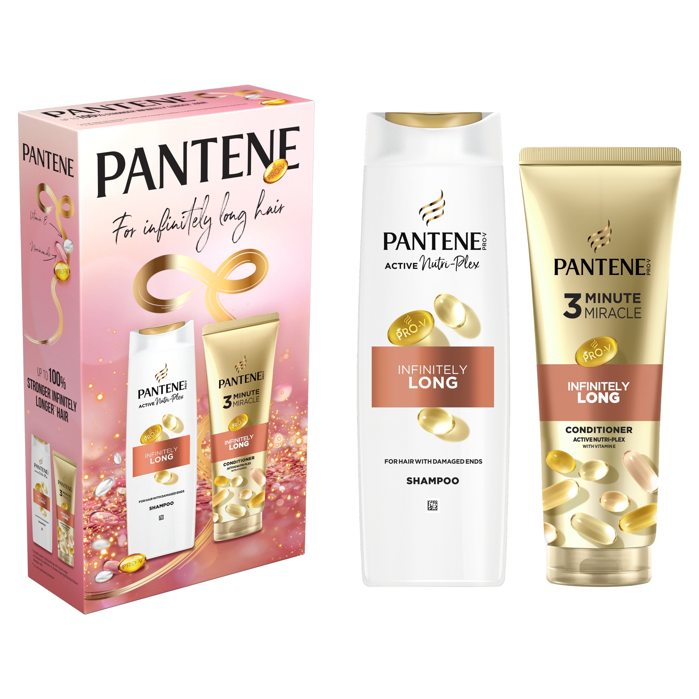 Sada produktov Pantene Infinitely Long